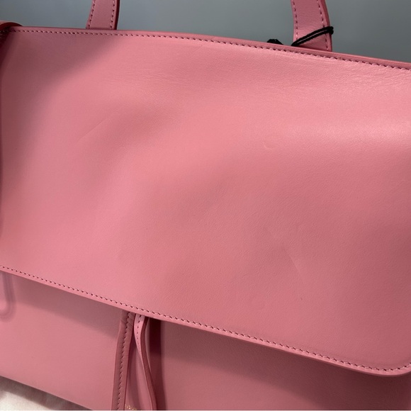 NWT- MANSUR GAVRIEL CALF LADY BAG — PEONY TOP HANDLE CROSSBODY - Picture 5 of 15